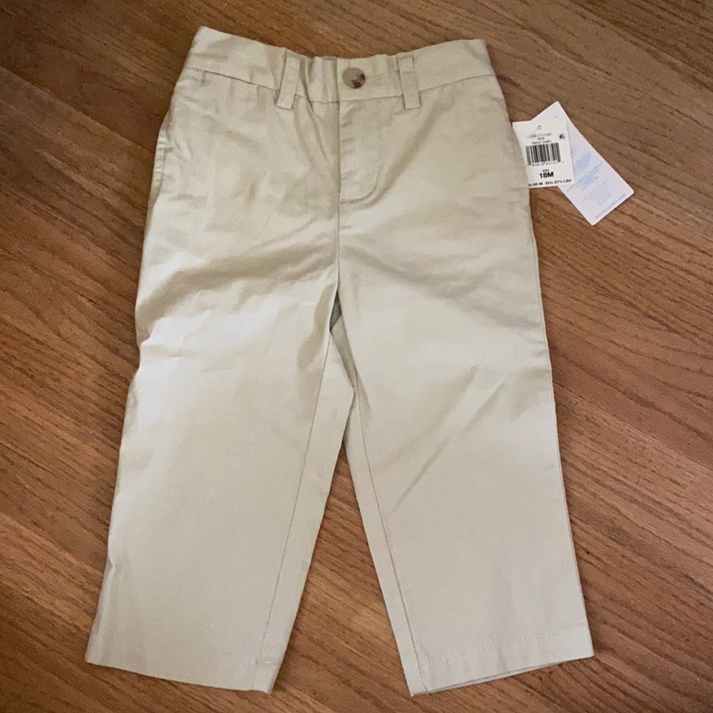 Basic sand khaki trousers pants